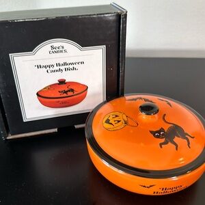 See's Candies "Happy Halloween Candy Dish"